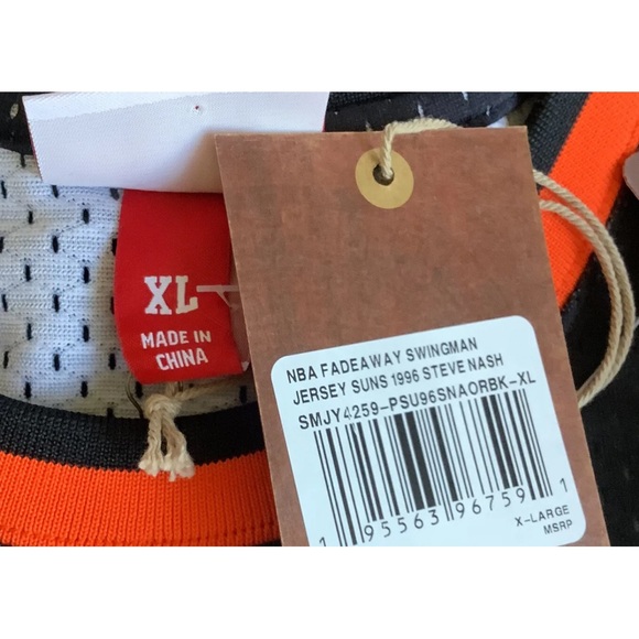 Mitchell & Ness Phoenix Suns Steve Nash Color Fade Retro Jersey Mens - Picture 4 of 5